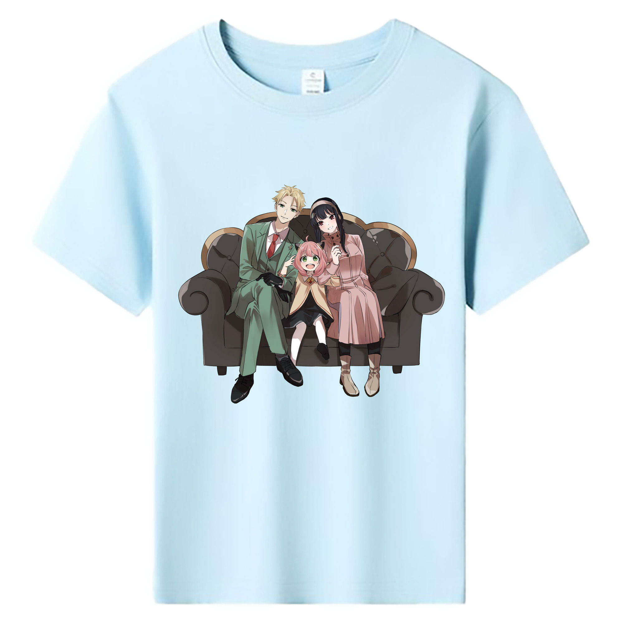 （画像用） SPY×FAMILY间谍家家酒 綿100％キッズTシャツ（フロントプリント）